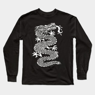 White Dragon Long Sleeve T-Shirt